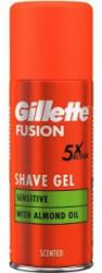 Gillette Fusion Shave Sensitive mandulaolajos gél 75 ml
