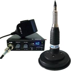 CRT S Mini Statie Radio + Sirio ML 145 Antena CB Magnetica
