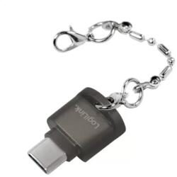 LogiLink CARD Logilink READER extern , interfata USB Type C, citeste/scrie: micro SD; plastic, negru, "CR0039" (include TV 0.18lei) (4052792044386)