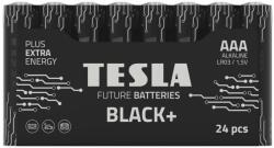 TESLA 24 de baterii alcaline AAA BLACK+ 1, 5V Tesla Batteries (TS0008) Baterii de unica folosinta