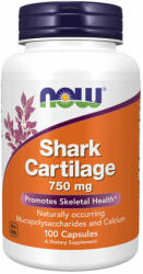 NOW Shark Cartilage 750 mg - 100 Capsules - greenpatika