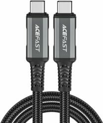 ACEFAST C1-09 USB Type-C apa - USB Type-C apa Adat és töltő kábel - Fekete (1m) (C1-09 BLACK)