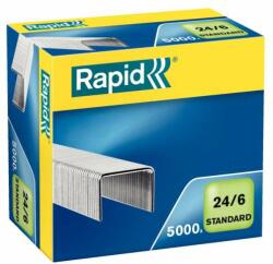 Rapid Capse Rapid 24/6 STANDARD, galvanizate, 5000 buc per cutie (24859800)