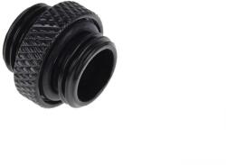 Alphacool Eiszapfen double nippel G1/4 outer thread to G1/4 outer thread - fekete (17399)