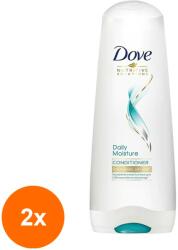 Dove Set 2 x Balsam de Par Dove Daily Moisture, pentru Par Normal / Uscat, 200 ml