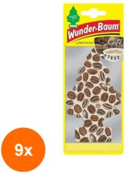 Wunder-Baum Set 9 x Odorizant Auto Cafe, Wunder-Baum (DEM-9xMDR-70016)