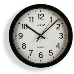 Versace Ceas de Perete Versa Negru Plastic Cuarț 4, 3 x 30 x 30 cm