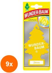 Wunder-Baum Set 9 x Odorizant Auto Zitrone, Wunder-Baum (DEM-9xMDR-7013)
