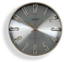 Versace Ceas de Perete Versa Argintiu Plastic Cuarț 4, 3 x 30 x 30 cm