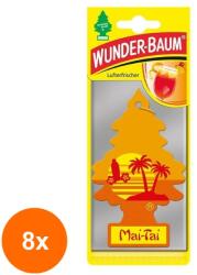 Wunder-Baum Set 8 x Odorizant Auto Mai-Tai, Wunder-Baum (DEM-8xMDR-7095)