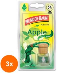 Wunder-Baum Set 3 x Parfum Auto Mar, Sticluta, Wunder-Baum (DEM-3xMDR-0504)