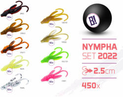 Delphin BOMB Nympha csali szett 2022 színek 2, 5cm / 450db - 2, 5cm (MS-101002963)