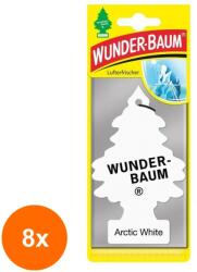 Wunder-Baum Set 8 x Odorizant Auto Arctic White, Wunder-Baum (DEM-8xMDR-7091)