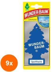 Wunder-Baum Set 9 x Odorizant Auto Sportfrische, Wunder-Baum (DEM-9xMDR-7017)