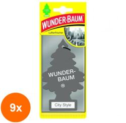 Wunder-Baum Set 9 x Odorizant Auto City Style, Wunder-Baum (DEM-9xMDR-7042)