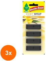 Wunder-Baum Set 3 x Odorizant Clip Ventilatie Vanilla, Wunder-Baum (DEM-3xMDR-9803)