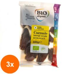 Bio All Green Set 3 x Curmale Uscate Intregi Eco, Bio All Green, 100 g (OIB-3xBLG-2003794)