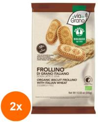 Probios Set 2 x Biscuiti din Faina de Grau Frollino Eco, Probios, 300 g (OIB-2xBLG-9011940)