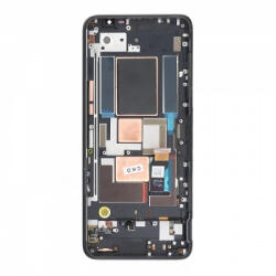 ASUS ROG Phone 5s, ROG Phone 5s Pro előlap keret, lcd kijelző és érintőpanel, fekete OEM