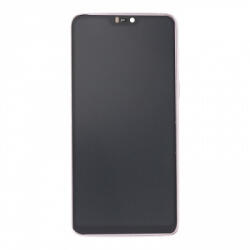  OnePlus 6 előlap keret, lcd kijelző és érintőpanel, arany, rose gold (Incell, TFT)