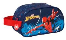 Spider-Man Trusă Școlară Spider-Man Neon Bleumarin 26 x 15 x 12 cm