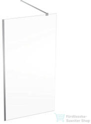Geberit GEO 110x200 cm-es Walk-In zuhanyfal átlátszó üveggel, ezüstözött profillal, Reflex vízlepergető réteggel, 560.149. 00.2 (560149002)