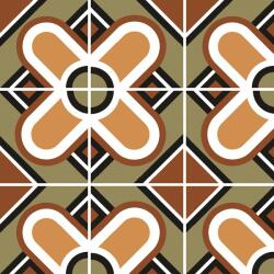 Equipe Cerámicas Bauhome Blume Warm mintás matt padlólap 20x20