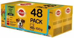 PEDIGREE Vital Protection tasakok húsválogatás zöldségekkel lében felnőtt kutyáknak 48 x 100g