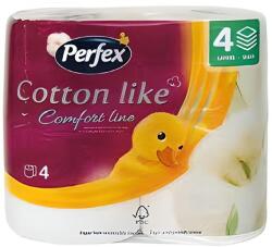 Perfex Toalettpapír PERFEX Cotton Comfort Line 3 rétegű 4 tekercses (HT10498/SKU13145) - homeofficeshop