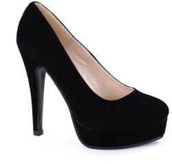 Zibra Pantofi de dama eleganti , cu platforma SH396-BLACK (SH396-BLACK)