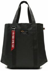 Alpha Industries Дамска чанта Alpha Industries Label Shopping Bag 106943 Black 03 (Label Shopping Bag 106943)