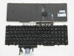 Dell Latitude 5500 5501 Precision 3540 3541 X19GD 0X19GD háttérvilágítással (backlit) trackpointtal (pointer) fekete magyar (HU) laptop/notebook billentyűzet