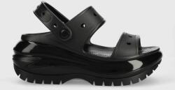 Crocs papucs Classic Mega Crush Sandal fekete, női, platformos, 207989 - fekete Női 39/40