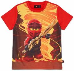 LEGO® gyerek pamut póló piros, nyomott mintás - piros 146 - answear - 8 990 Ft