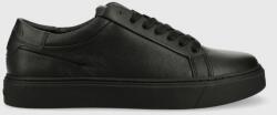 Calvin Klein bőr sportcipő LOW TOP LACE UP PB fekete, HM0HM01019 - fekete Férfi 43