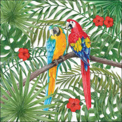 Ambiente Parrots papírszalvéta 33x33cm, 20db-os - perfectodekor