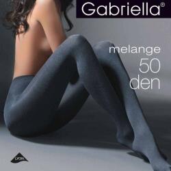  Harisnyanadrág Gabriella Melange 50 den Grafit / szürke 5/XL