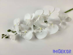  Gumis ezerett phalaenopsis orchidea ág 96 cm - Fehér