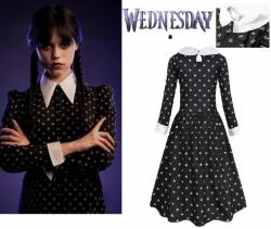 Italy Moda Wednesday Addams gyerek ruha (128/134 Cm)