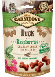 Carnilove Cat Crunchy Snack Duck & Raspberries- Kacsa Hússal és Málnával 50g - unipet