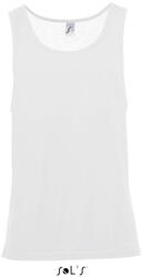 SOL'S JAMAICA mély karkivágású unisex trikó SO01223, White-XL