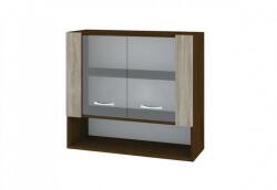 Bogdan Furniture I Горен кухненски шкаф с витрини модел bc-10