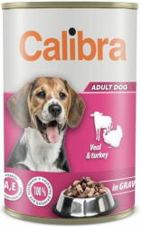 Calibra Dog borjúhús+pulykakonzerv mártásban 1240 g