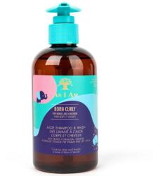 As I Am, Born Curly Sampon si Gel de dus pentru copii si bebelusi As I Am Naturally Born Curly Aloe Shampoo & Wash 237ml (8185)