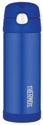 Thermos FUNtainer gyerek termosz szívószállal - kék - 470ml (120024)