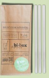 bibo bibox bio biológiailag lebomló és komposztálható szívószál, 80db