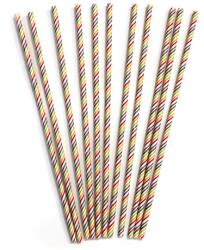 Horecano BARWARE-Хартиени сламки в опаковка 50 бр. Ø0.6х26.5cm ШАРЕНИ (HC-93983) (0193983)