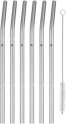 WMF Szívószál 24 cm hosszú, 6 db-os szettben, kefével, WMF (608966040)