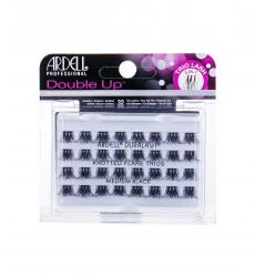 Ardell Double Up Knotted Trio Lash gene false 32 buc pentru femei Medium Black