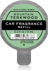 Bath & Body Works Mountain Teakwood illat autóba utántöltő 6 ml